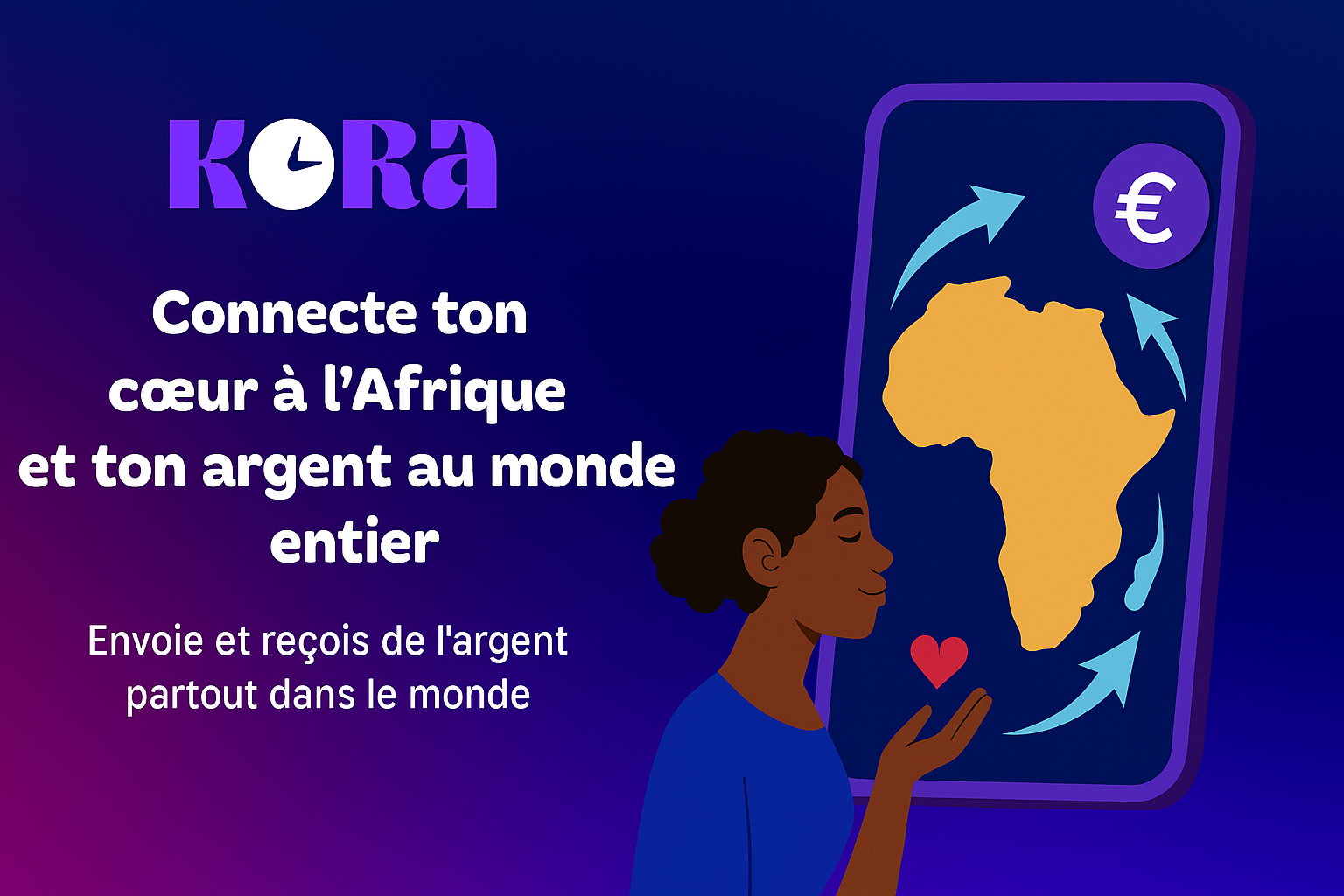 Kora fintech mobile product preview